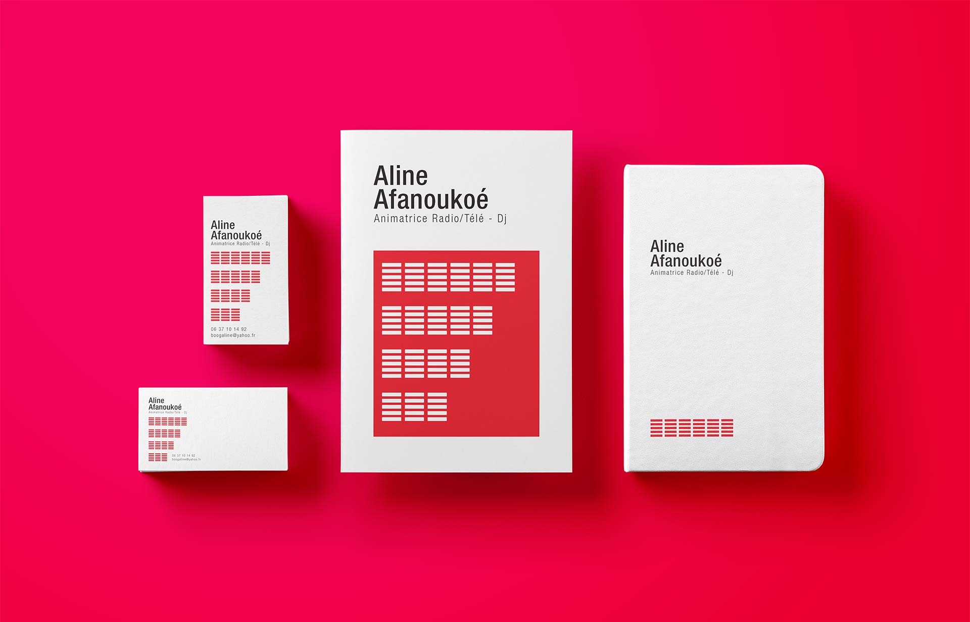 Identité visuelle Aline Afanouké – branding
