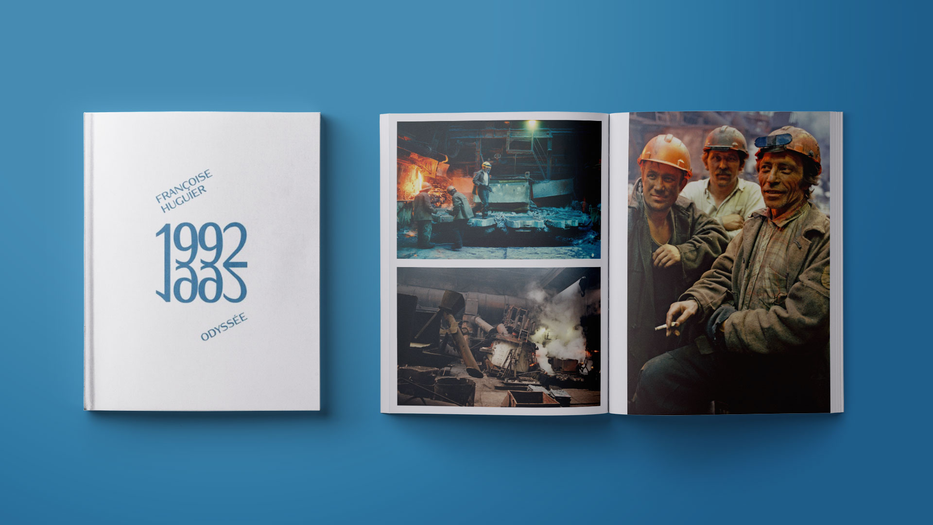 Livre photo Sibérie – conception graphique